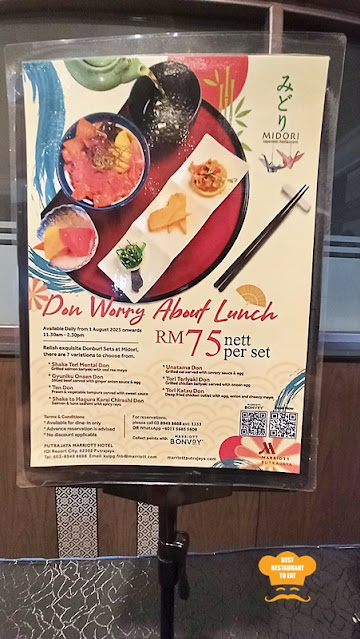 Midori - Donburi Lunch Set Promotion Banner