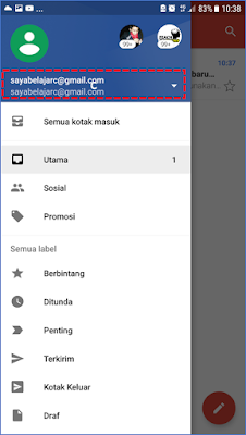 Cara 2 : Membuat Akun Gmail Melalui Aplikasi Gmail 13