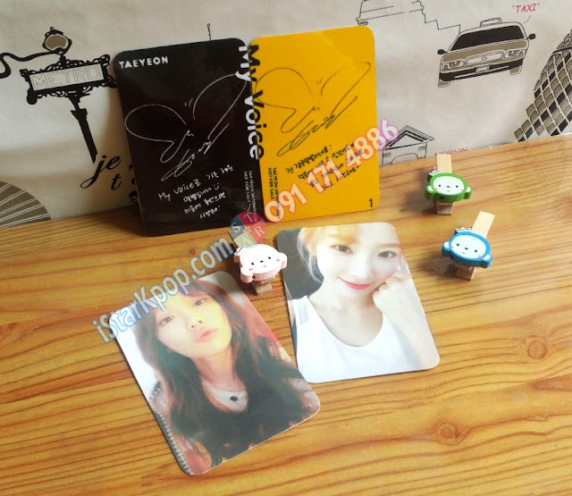 CARD MY VOICE TAEYEON