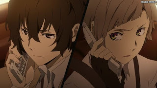 文スト 1期7話 中島敦 太宰治 文豪ストレイドッグス アニメ Bungo Stray Dogs Episode 7