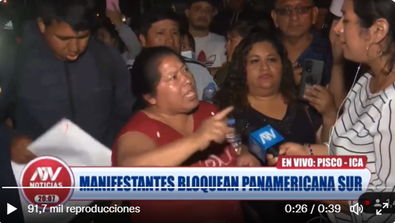 MANIFESTANTE ENFRENTA EN VIVO A JULIANA OXENFORD: LE DIJERON DE TODO 