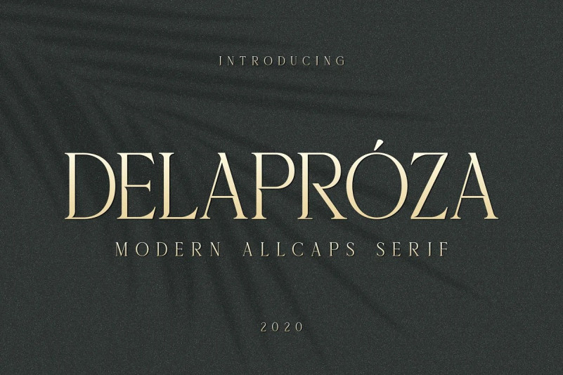 Delaproza Font - Free Modern Serif Typeface