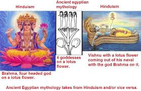 Hindu gods, Egyptian gods, atheism