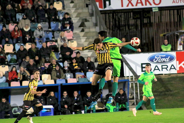 Partido del Barakaldo contra el Mirandés