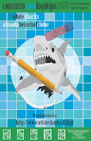 Poster do concurso para o novo logótipo dos White Sharks de ALmada