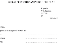 Download Contoh Surat Permohonan Pindah Sekolah Format Word