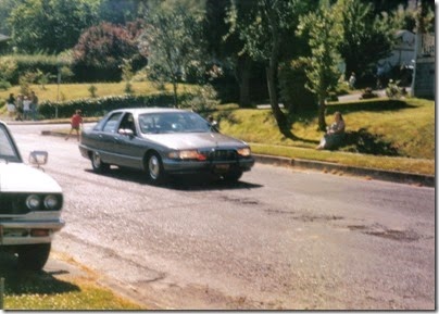 30 Rainier Police Department 1991-1992 Chevrolet Caprice Police Car in the Rainier Days in the Park Parade on July 13, 1996