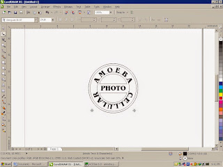 cara membuat stempel menggunakan corel draw