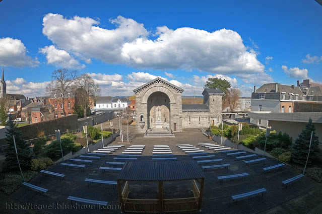 Beauraing Sanctuaries Apparitions of Our Lady with Golden Heart