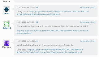 Blogueiro burro é uma merda