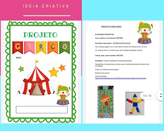 Atividades BNCC Circo - Educação Infantil