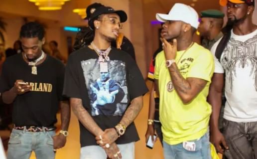 Davido joins Drake, Cardi b, Travis Scott on QUAVO HUNCHO Album