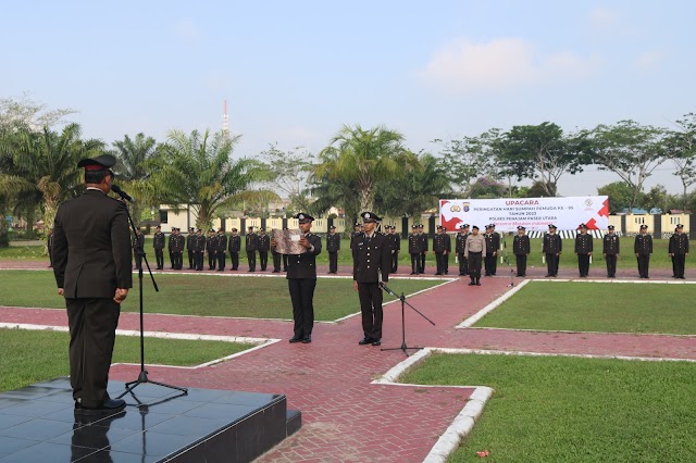 Polres PPU Gelar Upacara Peringatan Hari Sumpah Pemuda Ke - 95 Tahun 2023