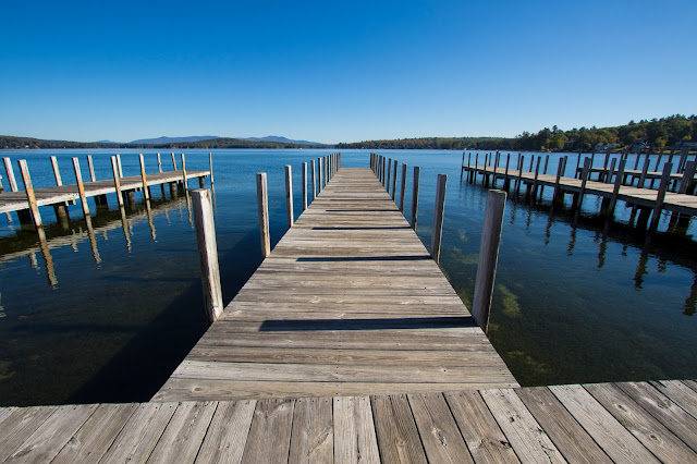 Spiaggia di Weirs beach-Lago Winnipesaukee