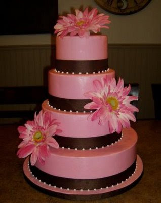 Wedding Cakes 2010 Wedding Cake With Flowers wedding cake with flowers