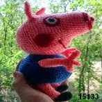 patron gratis cerdo george pig amigurumi, free amigurumi pattern pig george pig