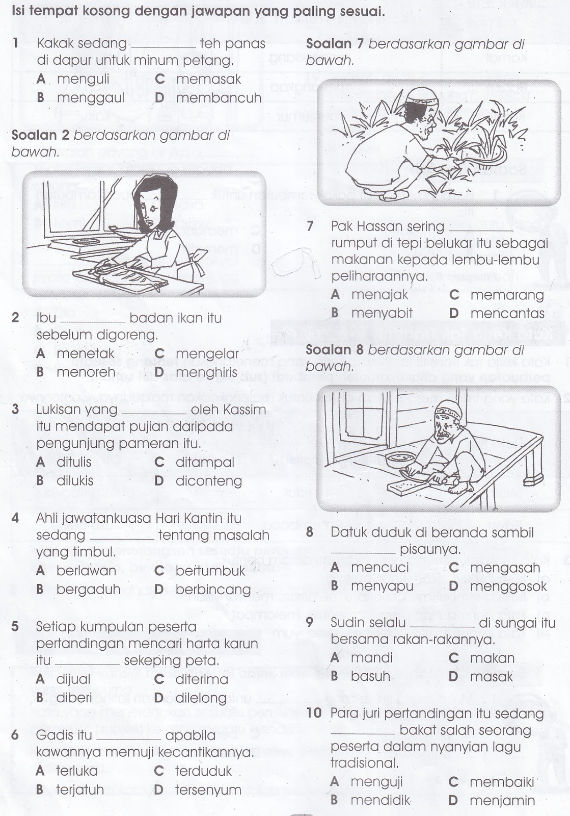 TATABAHASA TAHUN 5: KATA KERJA