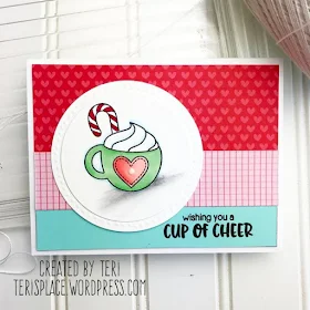 Sunny Studio Stamps: Mug Hugs Winter Themed Customer Card Share by Teri