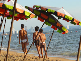 Boys at Jomtien Beach