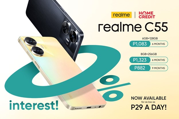 realme C55 with Home Credit
