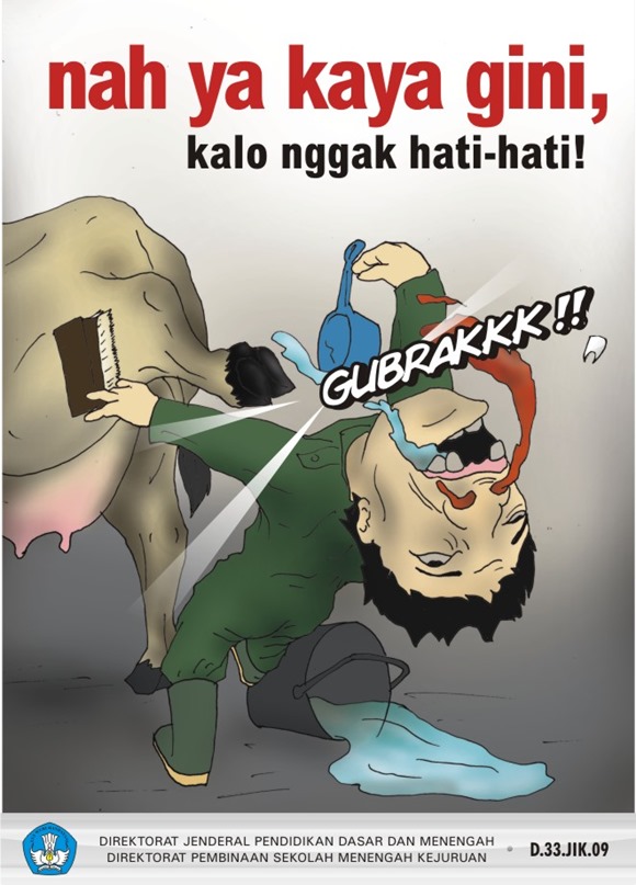 Nah ya kaya gini, kalo nggak hati-hati!