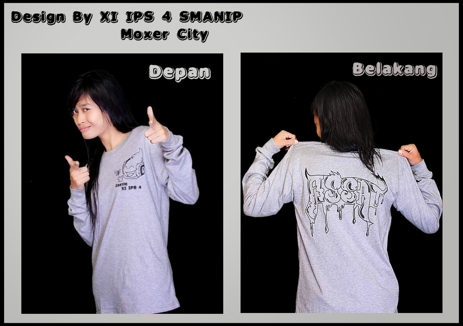 Orya Sablon Tempat Bikin Kaos Jaket Stiker XI IPS 4 SMAN 1