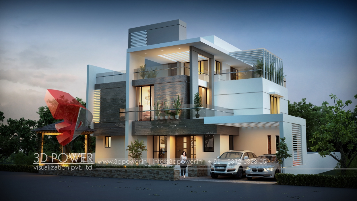 Ultra Modern Home Designs | Home Designs: Home Exterior Design by 3D POWER