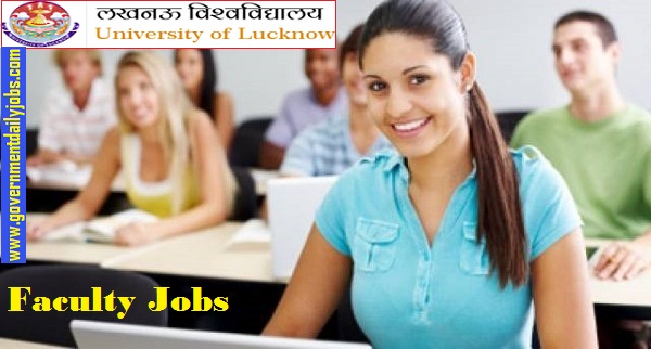 Lucknow University Faculty Jobs 2020