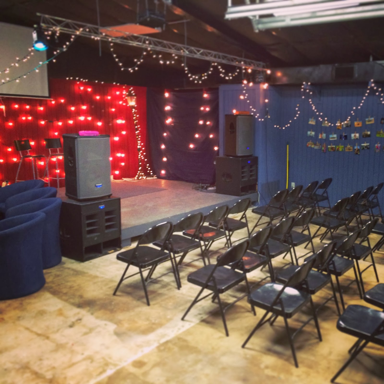 Modern Ministry Youth  Room  on a Budget for a Normal Size 
