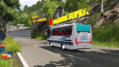 Traffic ets2 bus Laksana Tourista by Om Chan