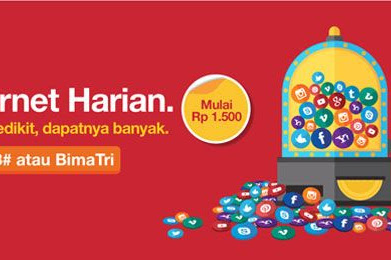 Harga Paket Internet 3 (Tri) Murah Terbaru Agustus