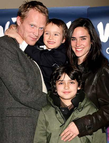 Jennifer Connelly and her family