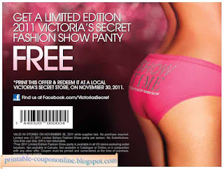 Free Printable Victoria's Secret Coupons