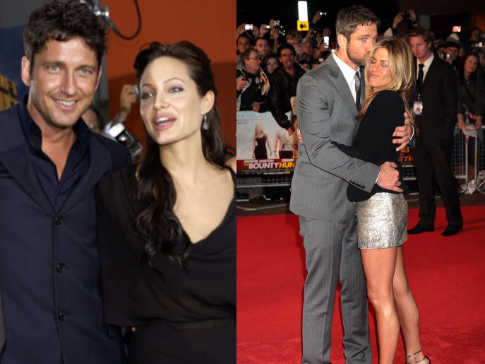 Angelina Jolie News Gerard Butler Was Asked Who Was A Better Kisser Between Jennifer Aniston