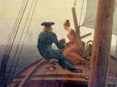 Caspar David Friedrich: On the Sailing-Boat (detail)