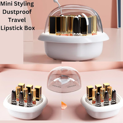 Mini  Styling Dustproof Travel makeup organizer Lipstick Box