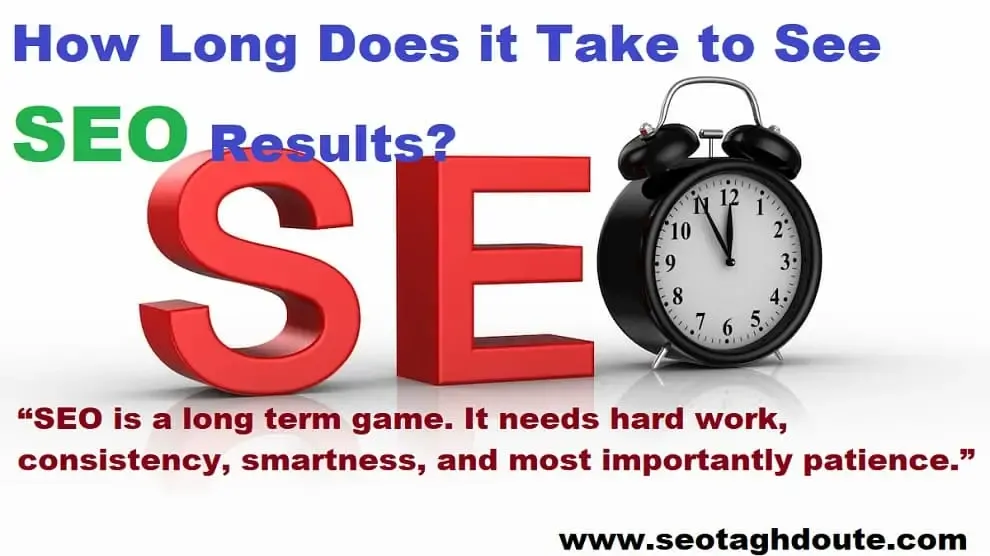 How long does it take to see SEO results