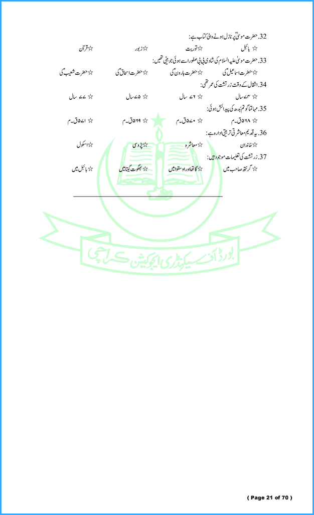 ethics-9th-model-paper-for-annual-examination-of-2021-science-group