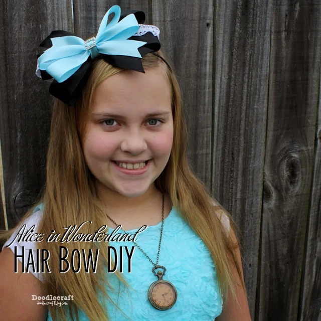 http://www.doodlecraftblog.com/2015/02/alice-in-wonderland-hair-bow-headband.html