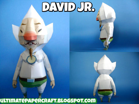 David Jr. Papercraft