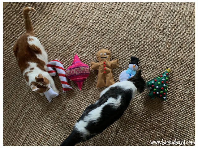Crafting with Cats Catmas Special - Part 4  ©BionicBasil® Catmas Catnip Toys with Melvyn and Amber