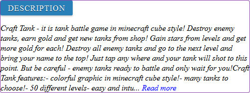 Craft Tank game review