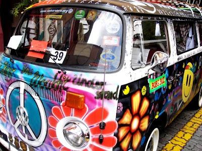A colourful'Combi' van