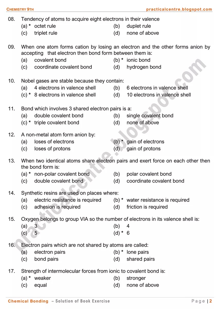 chemical-bonding-solution-of-text-book-exercise-2