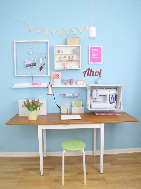 upcycling office - ein kompletter DIY Arbeitsplatz (fast) ausschliesslich aus recycelten Materialien