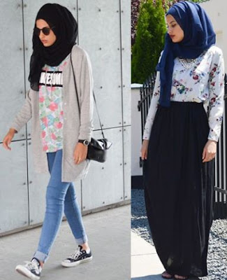 street style hijab terbaru