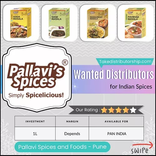 Wanted Distributors for Indian Spices