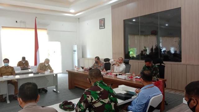 Persiapkan Vaksinasi Masal Kapolres dan Bupati Batu Bara Gelar Rapat Kordinasi