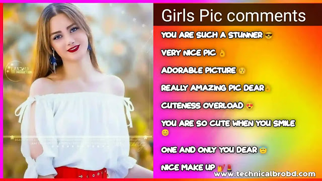Best Comments for girls pic