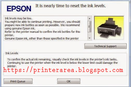 Cara Reset Ink Run Out Printer Epson L120 